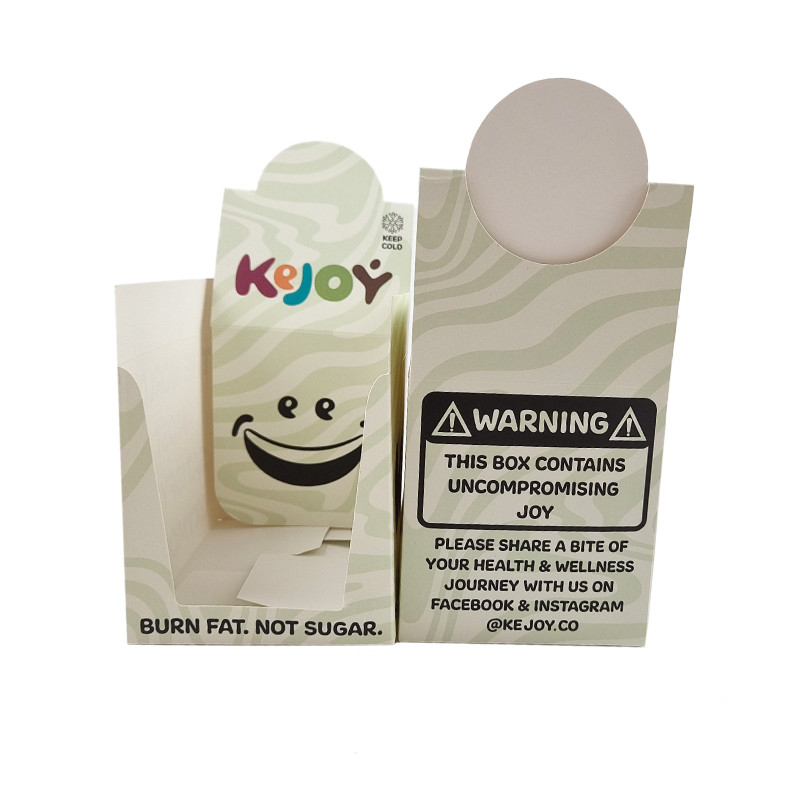 Impressão a cores pontuais Caixa de embalagem de papelão para quantidade personalizável e impressão CMYK