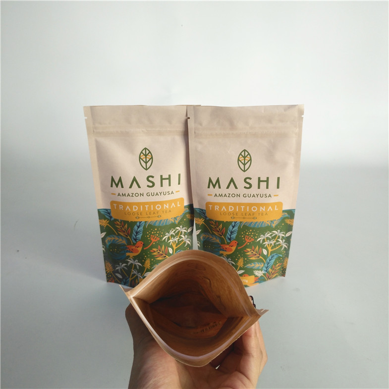 Impressão em gravura Stand up k sacos, pó de leite bolsa de alumínio com fecho.