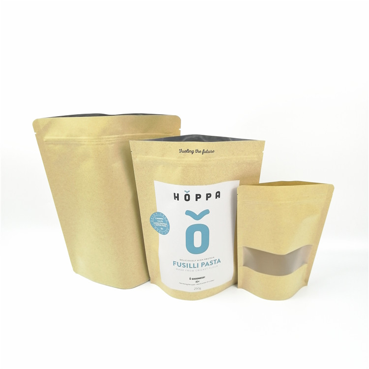 Stand Sim Bolsas de papel personalizadas Amostra grátis Aceitar Impressão de logotipo personalizado Disponível