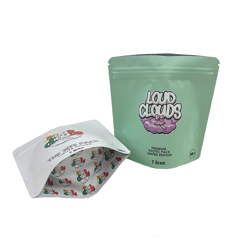 Embalagens de incenso de ervas coloridas personalizadas com estrutura de material PET para o tipo de cor CMYK