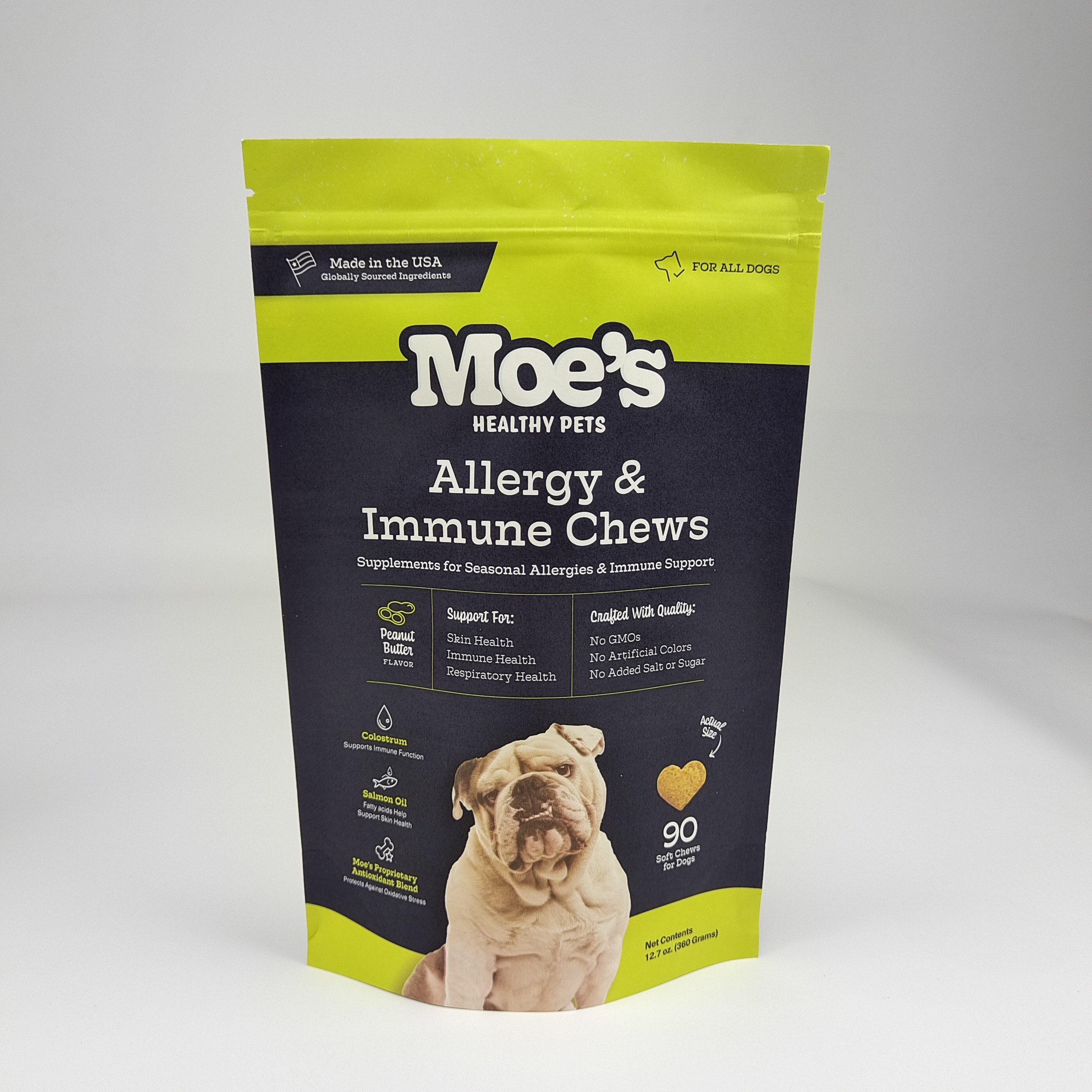 Saco de embalagem de alimentos impresso sob medida à prova de odor Ziplock papel Kraft Stand Up Saco com fecho e janela