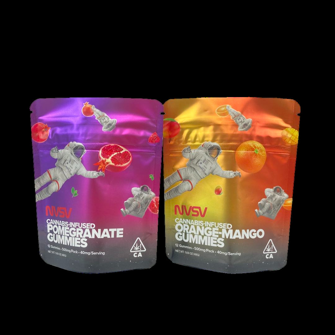 3.5 Gramas Bolsas de Plástico Embalagem Etiqueta personalizada Impresso Biscoitos CBD