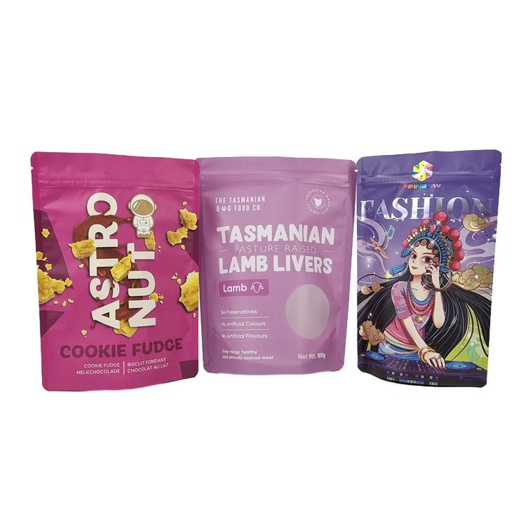 Embalagens de bolsas de plástico de vedação térmica personalizadas para requisitos personalizados