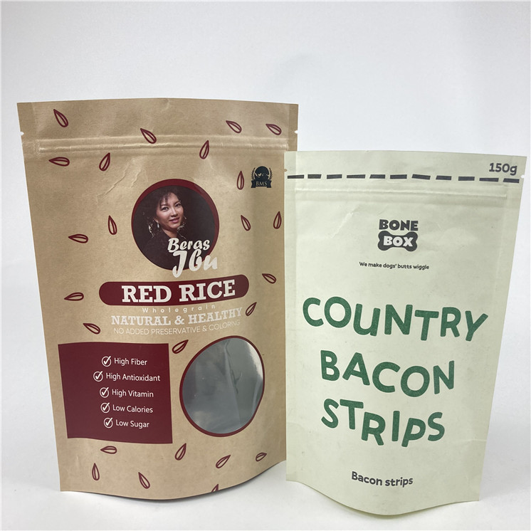 Garantia de Qualidade Saco de papel de alumínio com fechadura Saco de embalagem de lanches