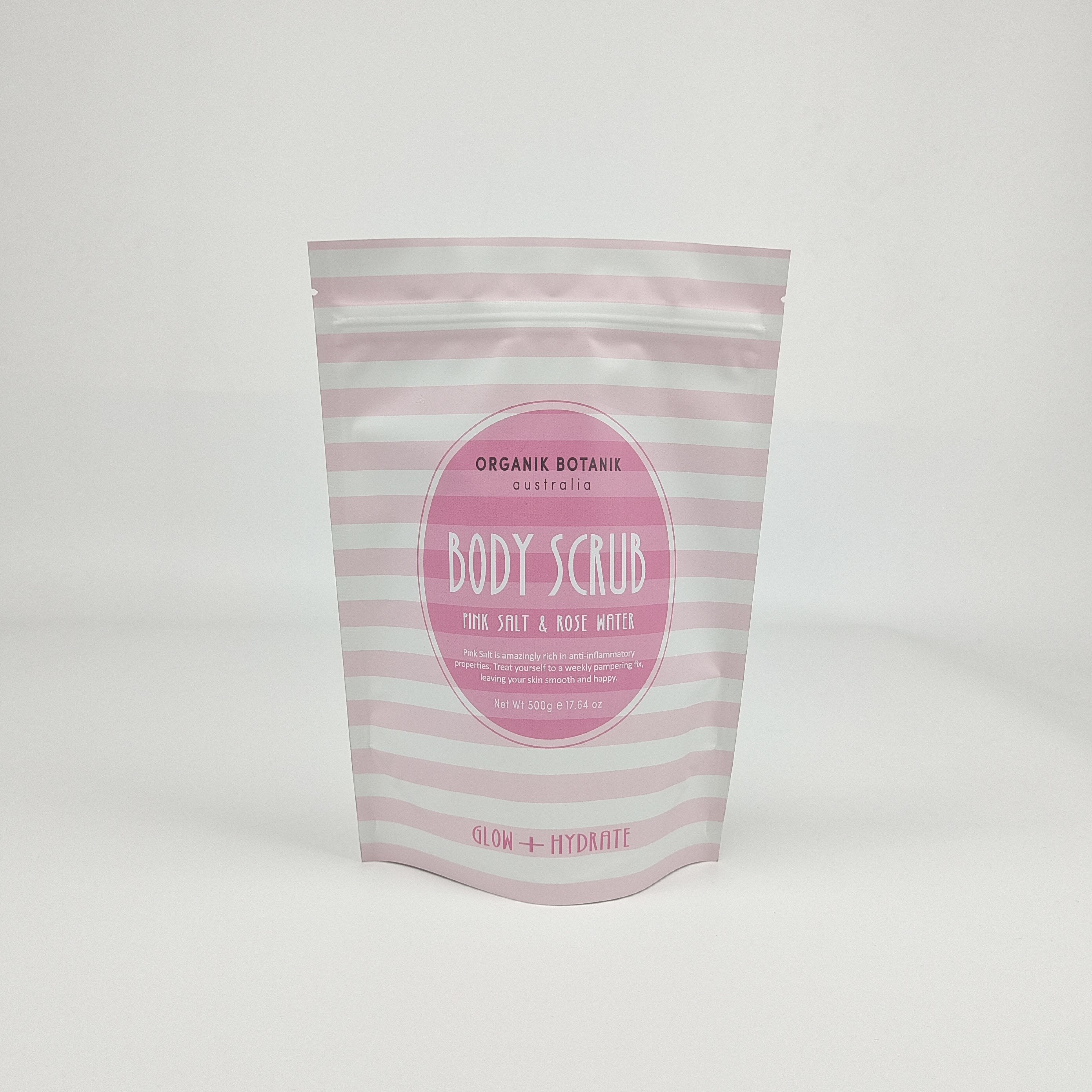 Embalagem personalizada Saco de fecho de plástico para esfregar o corpo Banho de sal embalagem de café Saco de esfregar o corpo