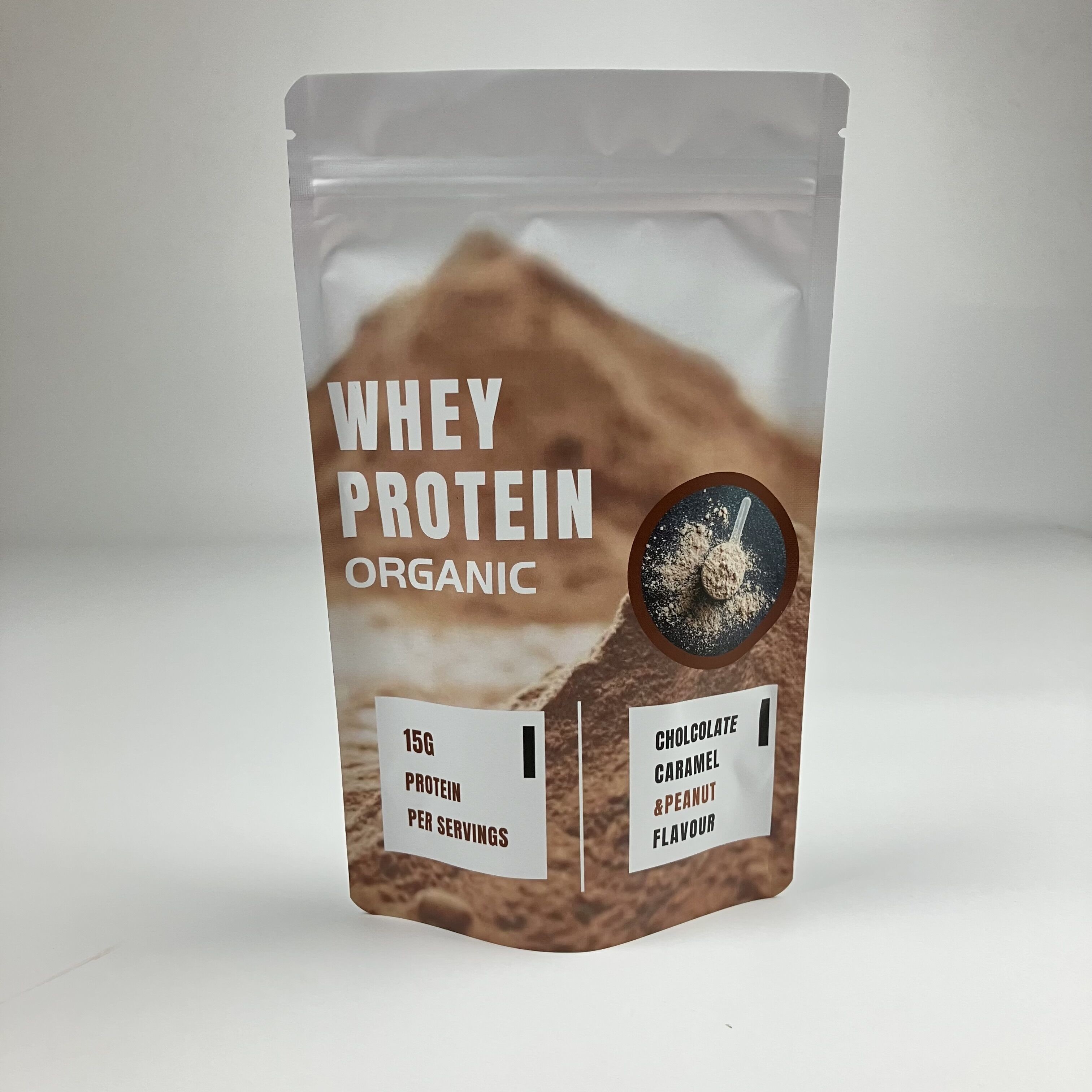 Bolsas Mylar Impressas Digitalmente Matt VMPET Bolsa de Zipper à prova de cheiro CMYK Pantone 250g Saco