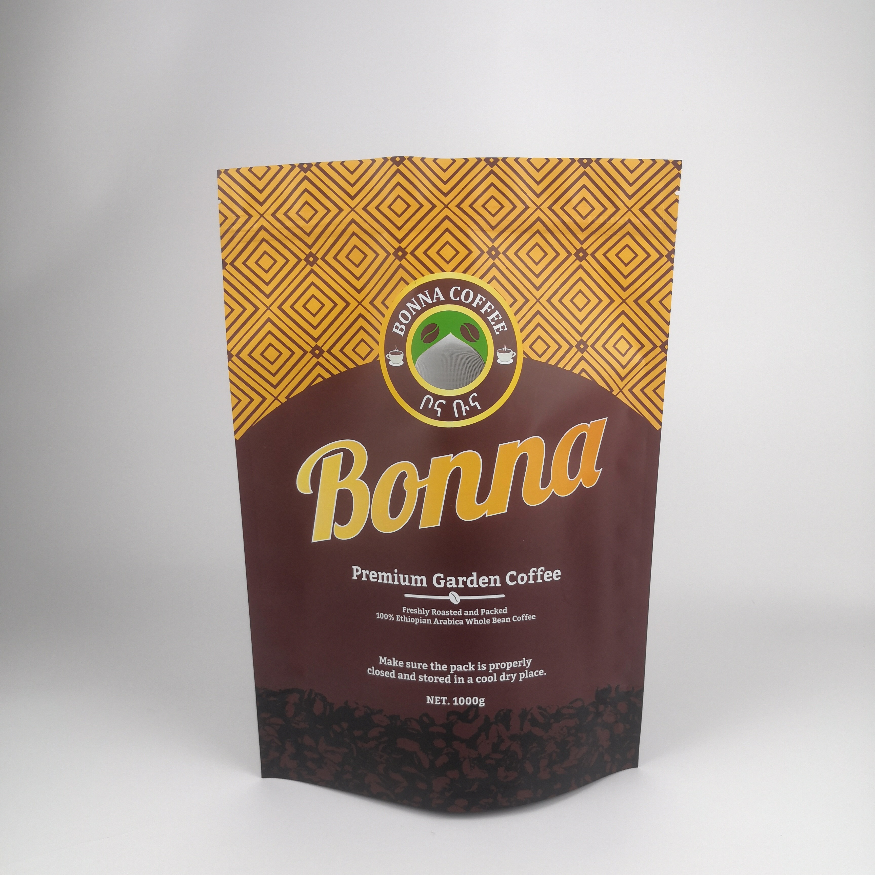 Bolsas de embalagem de papel kraft à prova de cheiro reabastecíveis personalizadas para doces de goma em pó com logotipo