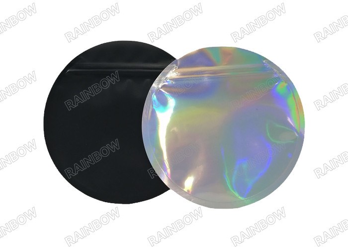 Bolsas de alimentos Mylar de forma personalizada Vejam através de bolsas de corte vertical