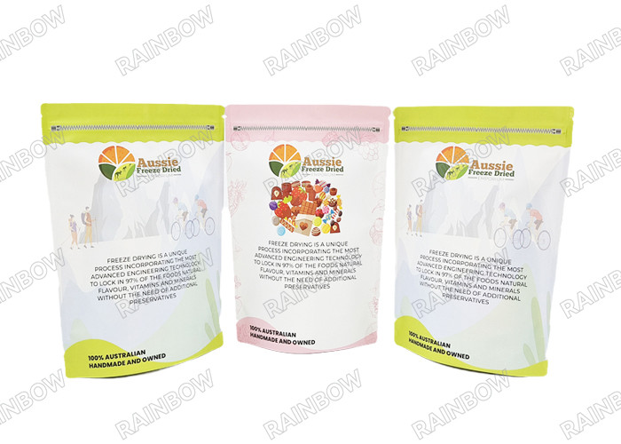 Folha de alumínio à prova de cheiro Bolsa de apoio fechável com fecho fechado Bolsas Mylar a prova de crianças 28g