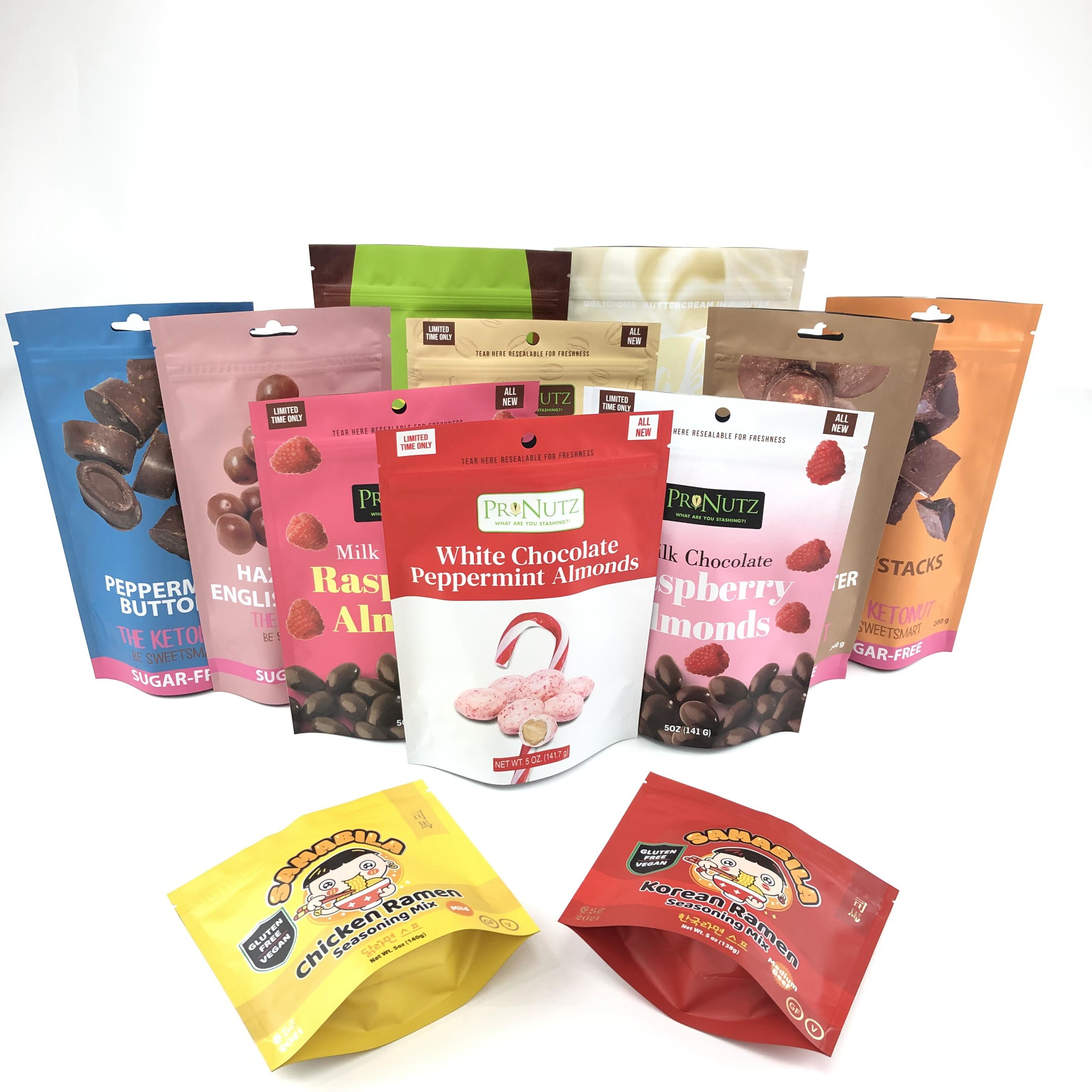 14Embalagens de alimentos Embalagens industriais Embalagens únicas com impressão de logotipo personalizado