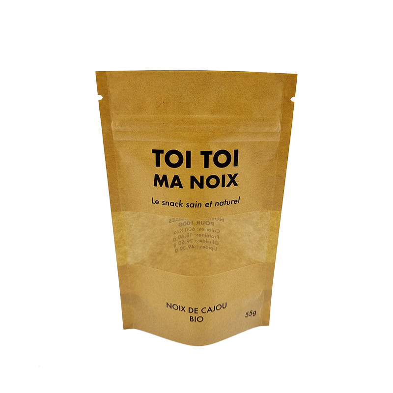 Snacks Sacos de embalagem Bolsas de papel de prata para proteção e frescura do produto