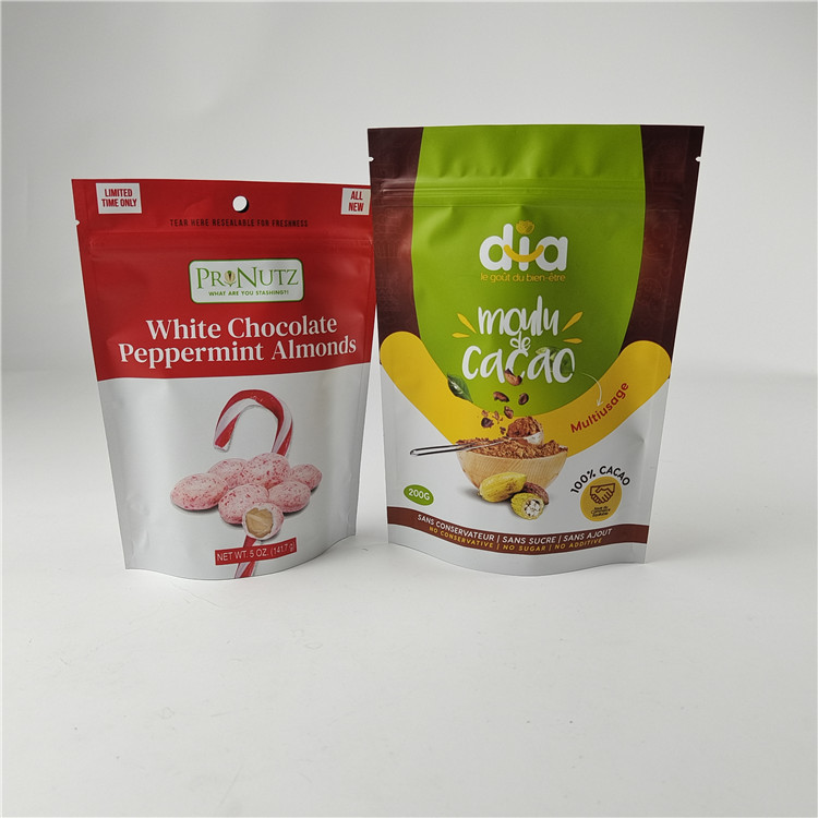 Impressão digital personalizada de alta qualidade PE Bolsa de fecho reutilizável Bolsa de plástico Stand Up Mylar