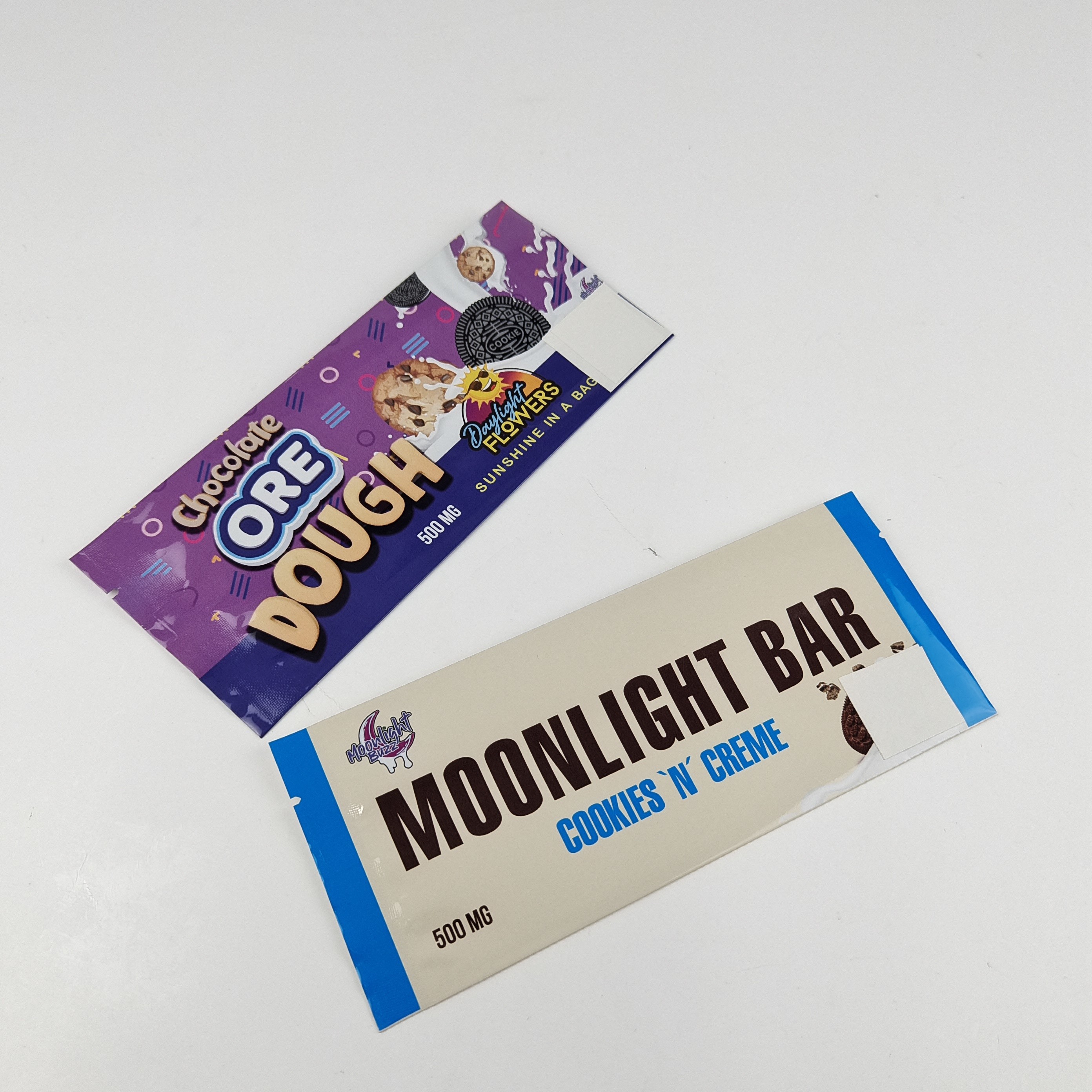 Embalagens de folha de alumínio amigável para o meio ambiente Bolsas de papel impresso personalizadas Bolsas de chocolate Energy Bar Biscoitos Embalagens de lanches