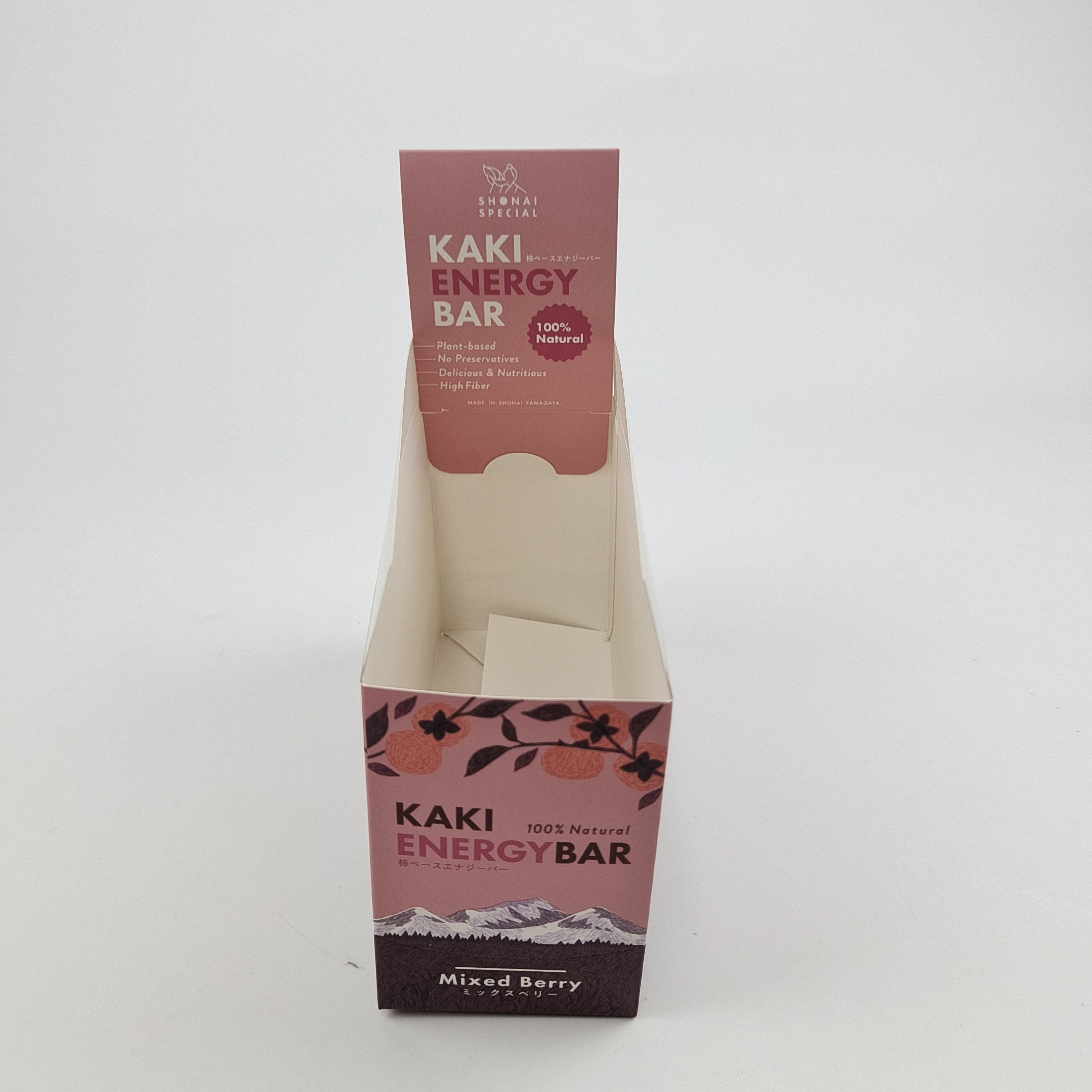 Cartão laminado Matt Caixas de exibição de mostradores recicláveis para lojas de varejo