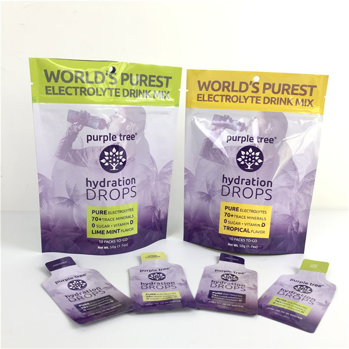 10 Cores Custom Mat Alumínio Folha Stand Up Bolsa Ziplock Doypack Saco Para Alimentos