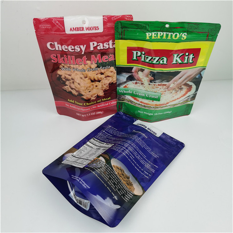 Best Selling Eco Friendly Armazenamento Logotipo personalizado Impresso Stand Up Zipper Pouch Plástico recolocável