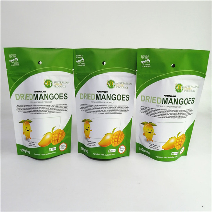 Saquetes Mylar de folha de alumínio laminada MOPP/VMPET/PE para embalagens alimentares