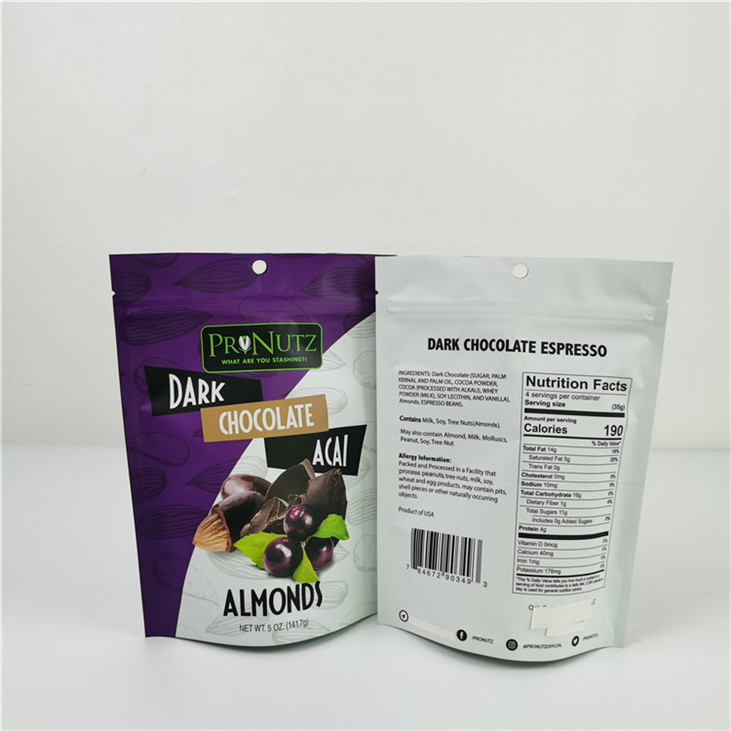 Impressão digital personalizada PE Zipper pouch Eco-friendly and Heat Seal Sealing Handle