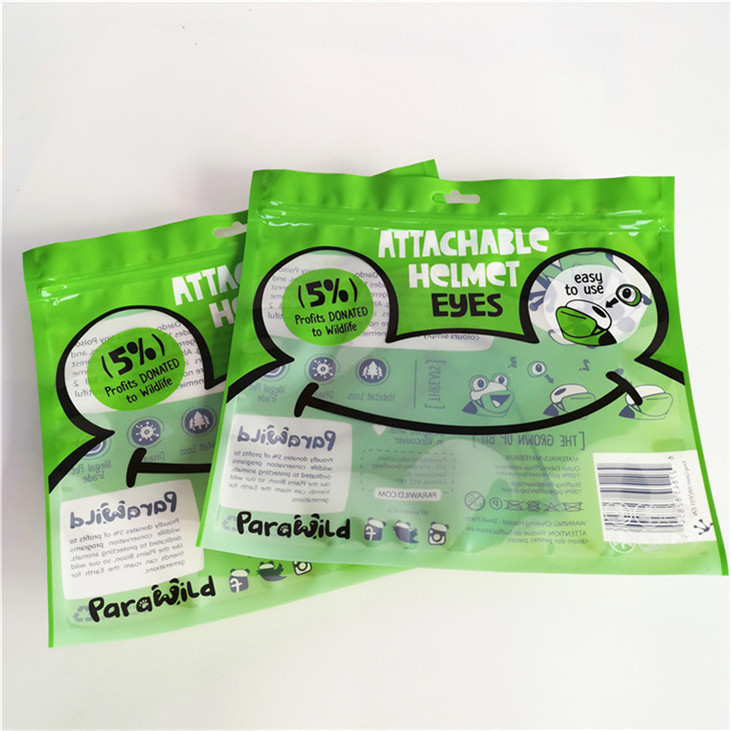 Embalagem plana de três lados selada e à prova de umidade, de plástico