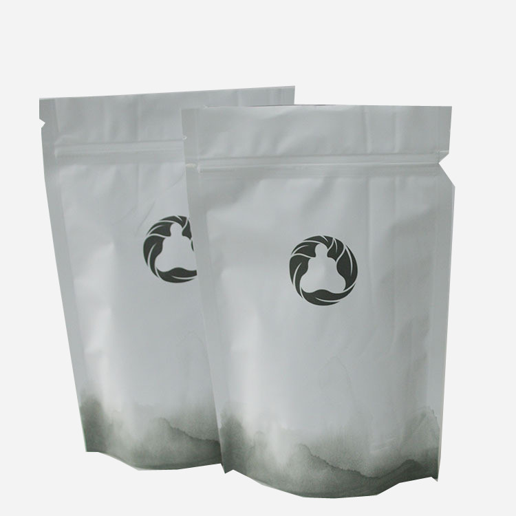A impressão composta Sealable do logotipo do calor da fábrica de China está o malote acima personalizado 1kg 500g do saquinho de chá do café do alimento da folha com Zipp