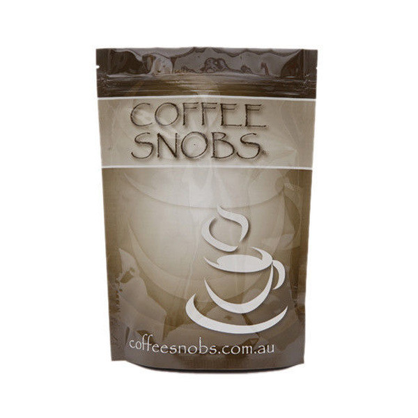 Saco de empacotamento ziplock do feijão de café da parte inferior lisa de bloco quadrado do costume 250g 500g 1kg