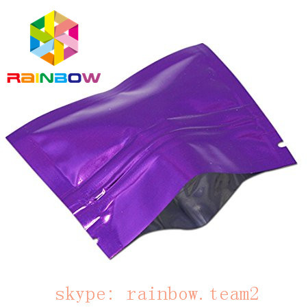o lado 3 colorido selou o mini chá liso do cânhamo dos sacos 1g da folha de mylar/o saquinho de empacotamento leaft da flor