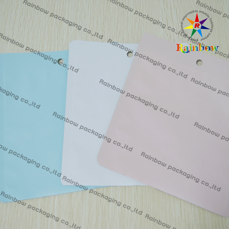 Saco de empacotamento cosmético plástico à moda do PVC com 1 lado e imprimir claros