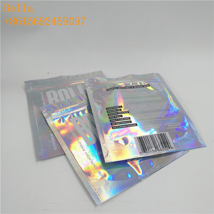 Malote feito sob encomenda da folha da impressão que empacota um zíper claro lateral lustroso para o cabo de USB