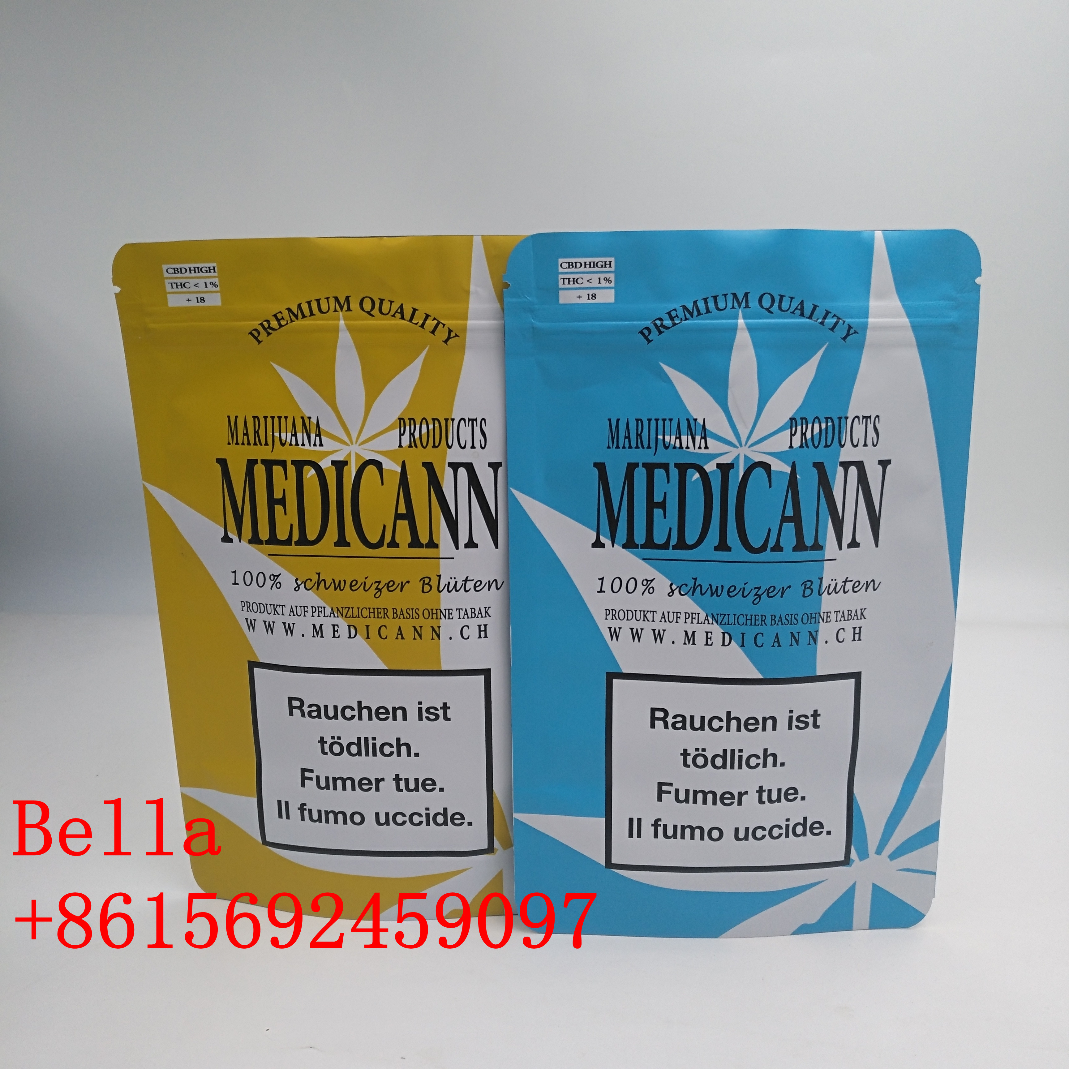 Malotes plásticos da soldadura térmica que empacotam três - camada laminada com impressão do logotipo