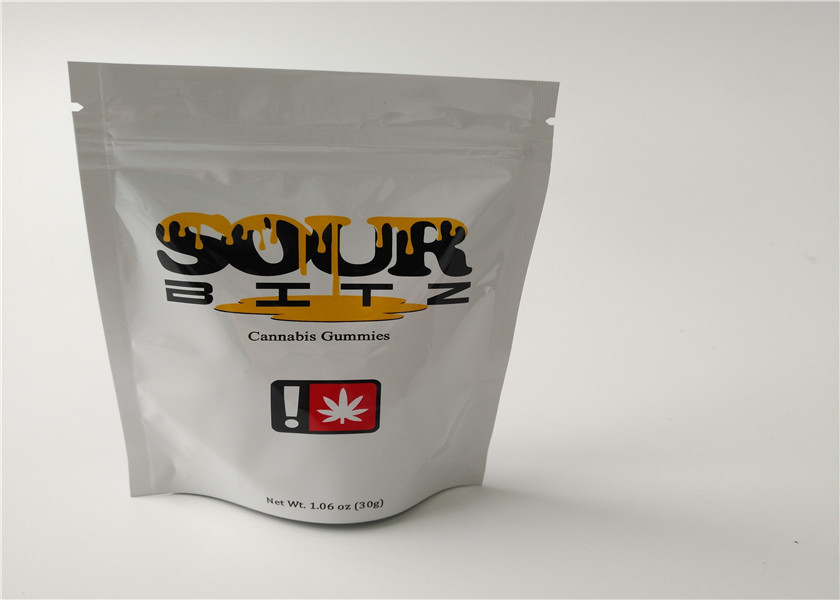 Abotoe a impressão de empacotamento do Gravure do incenso erval do fechamento com selo hermético do zíper