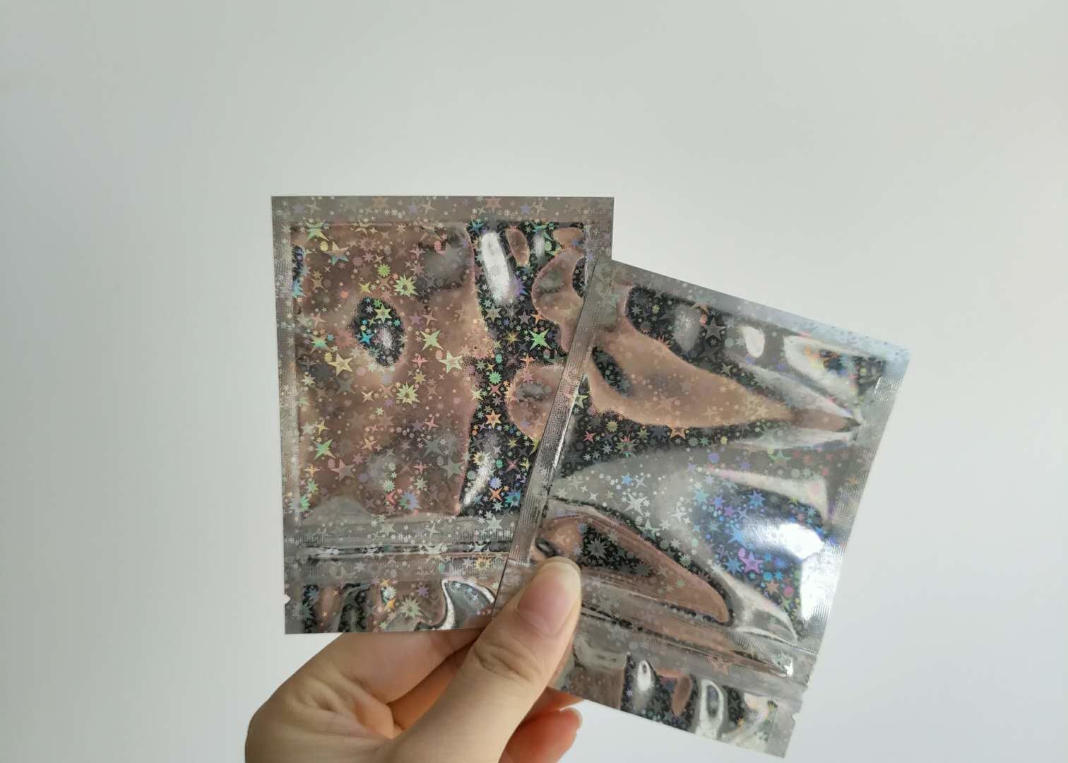 Malote personalizado da folha de alumínio da estrutura um lateral de 5 milímetros selado para o cigarro