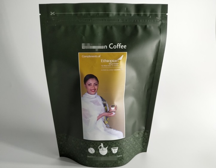 Malotes plásticos feitos sob encomenda laminados que empacotam a selagem superior do zíper com válvula