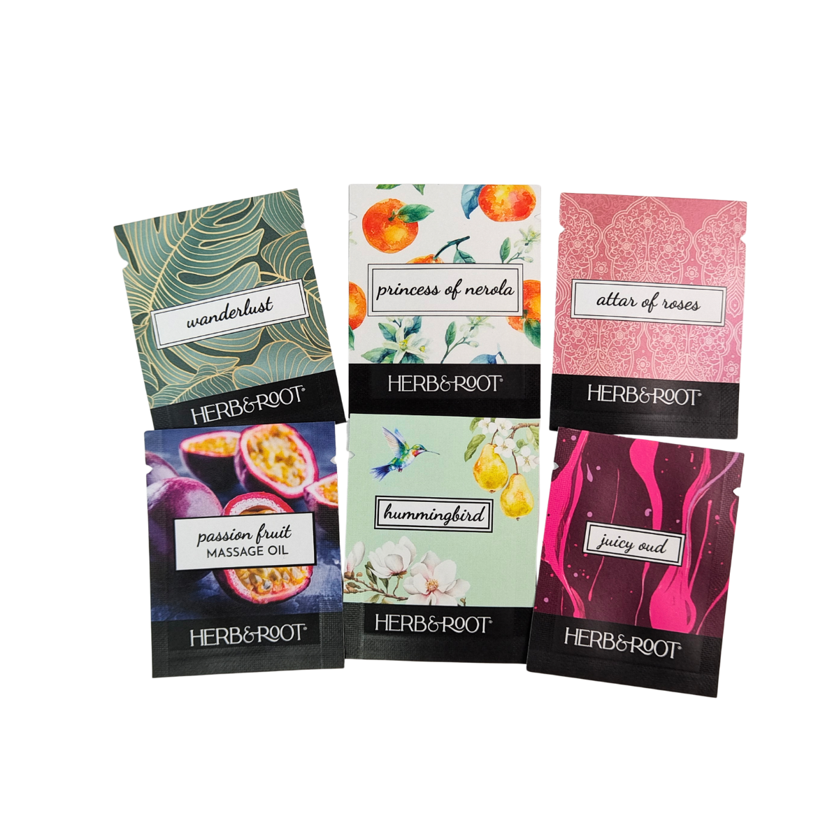 Impressão digital personalizada Estampagem a quente Saco de embalagem de plástico 5ml 10ml 30ml Saco de amostra pequena Saco personalizado