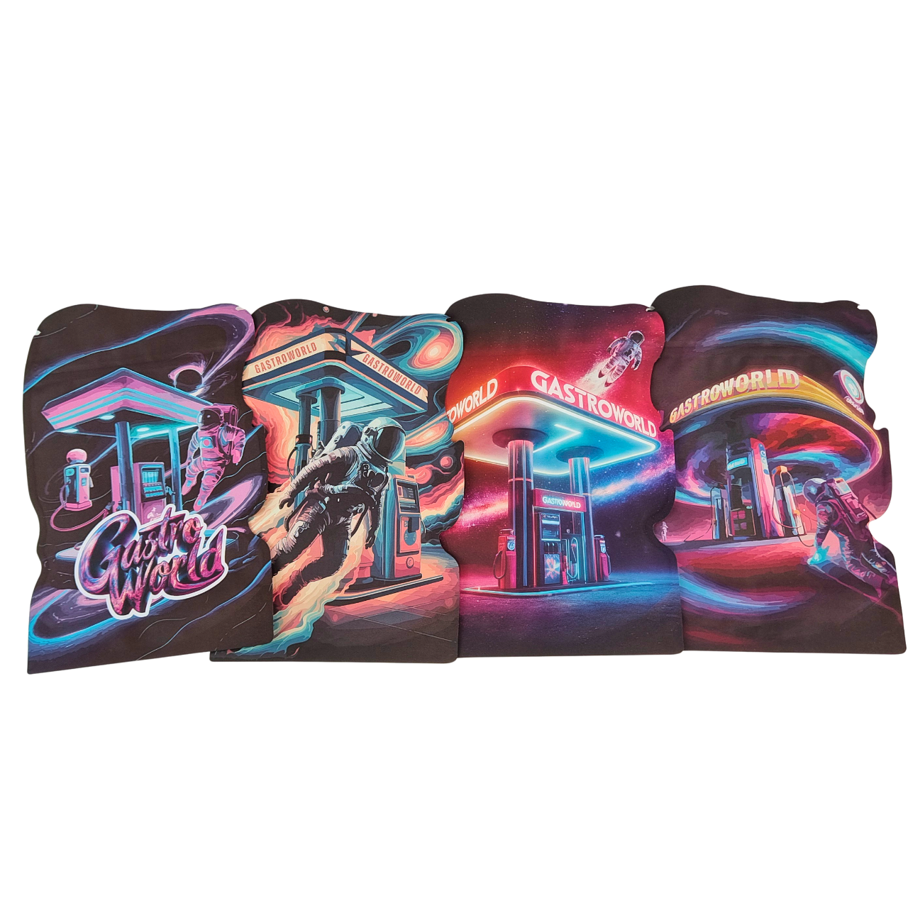 Sacos Mylar de forma irregular para gomas de biscoito Tabaco Saco de plástico PET com sacos de fecho à prova de crianças