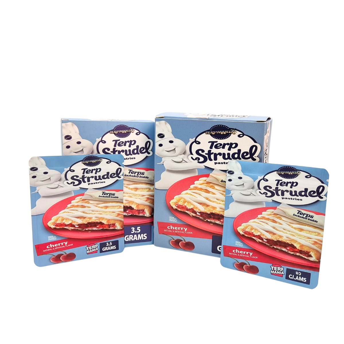 Sacos Mylar Personalizados de 3,5g 7g 14g à Prova de Odor com Caixas