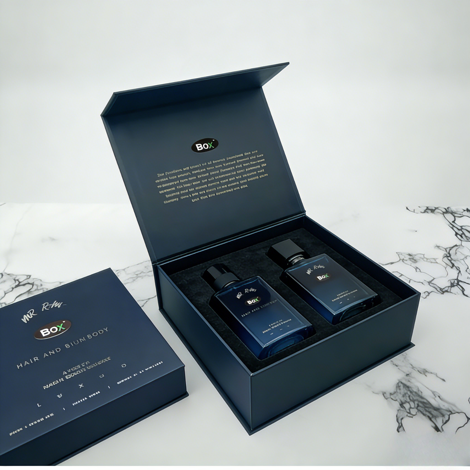 Venda por Varejo Caderno de Cosméticos de Luxo Magnético Regalo EVA espuma Insert Matt Lamination Material biodegradável para Artesanato de Perfumes