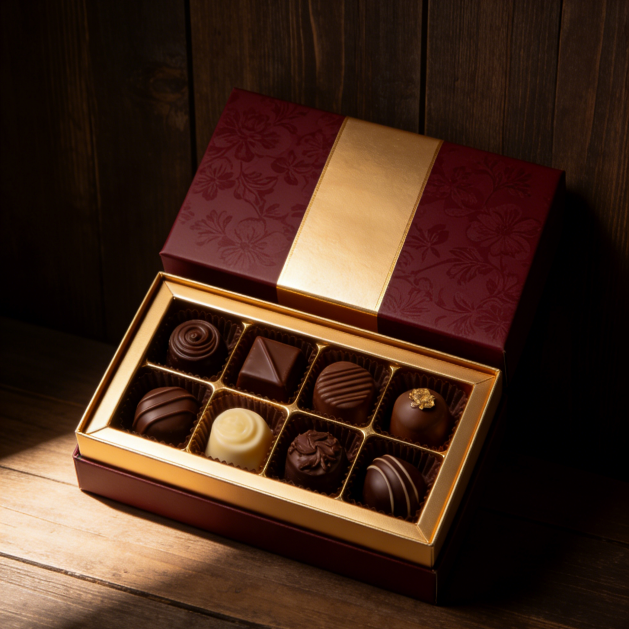 Caixa de Presente de Chocolate Personalizada com Logotipo Embalagem de Doces Chocolate Cosméticos Caixa de Barra de Chocolate Vazia