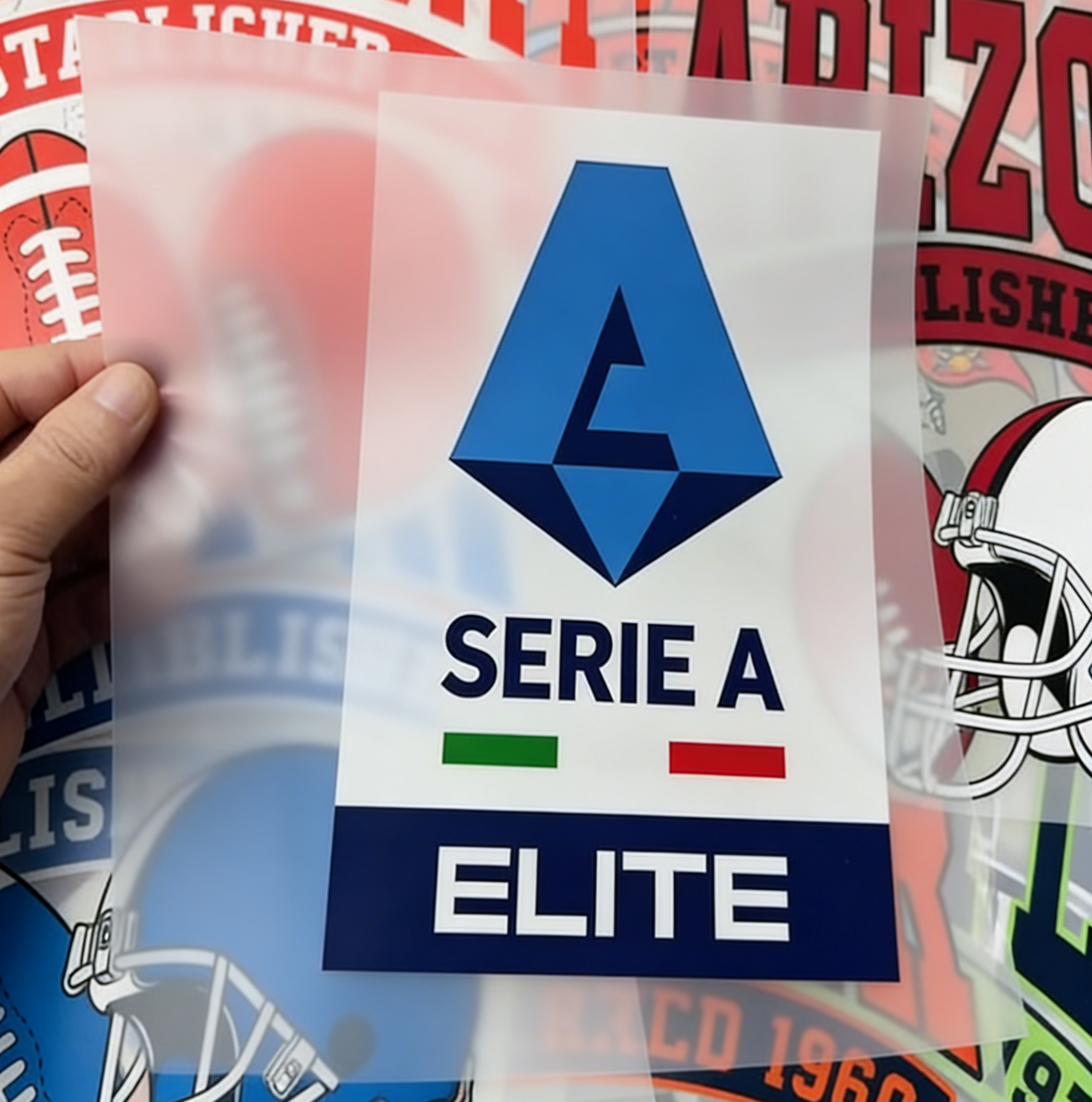 Relâmpago em escuro prateado Holográfico Etiqueta de imprensa de calor padrão personalizado autocolante de vestuário de transferência de calor