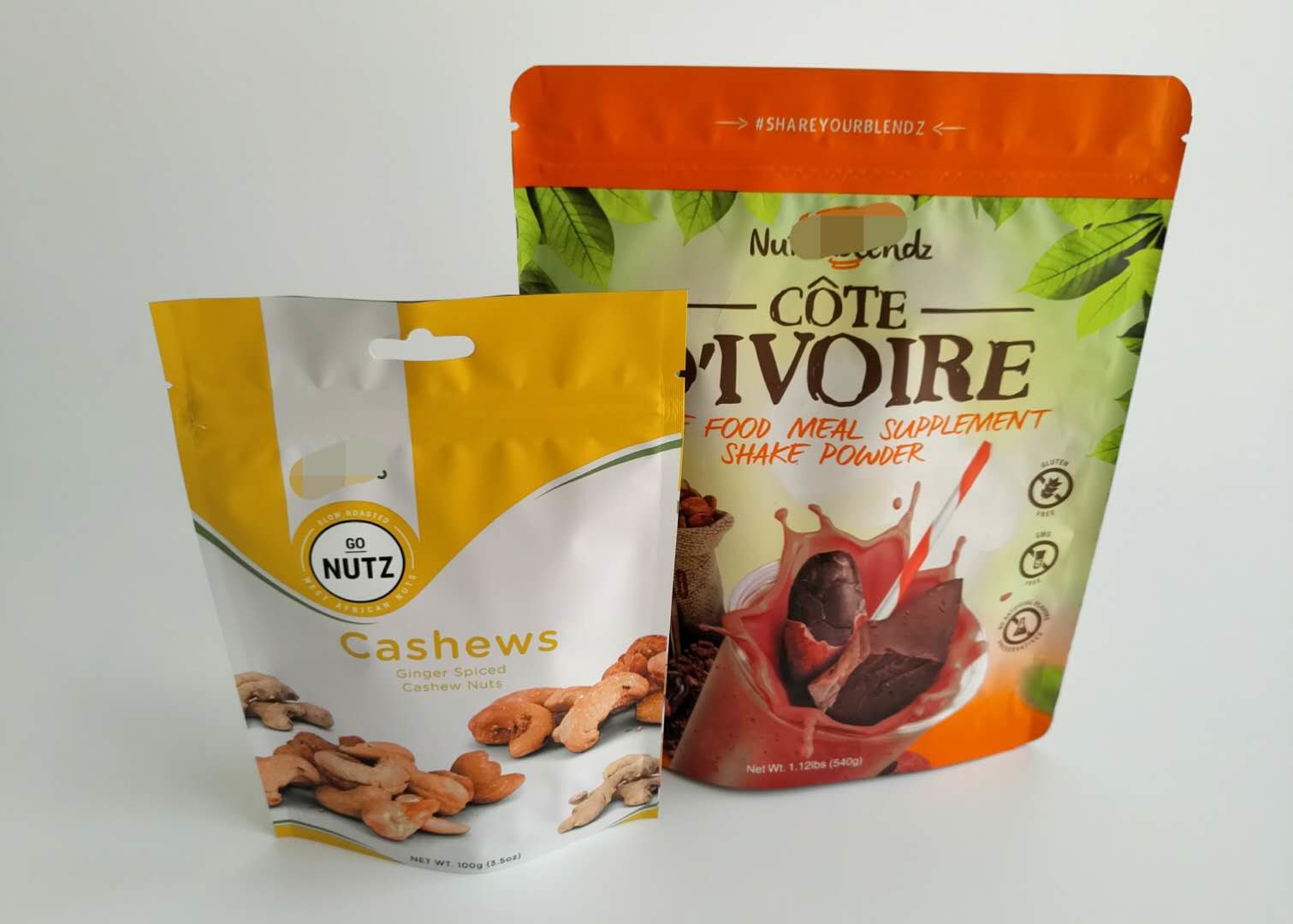 Chia orgânico semeia a impressão do Gravure do saco do empacotamento de alimento das cookies do petisco com zíper