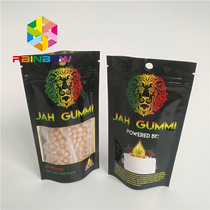 Mylar laminado folha impresso Ziplock levanta-se o empacotamento do cannabis da erva daninha de Mmj dos malotes