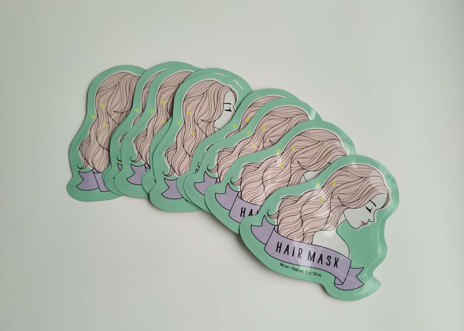 Perfurador facial de empacotamento cosmético da máscara do saco da impressão de Digitas reciclável algum tamanho