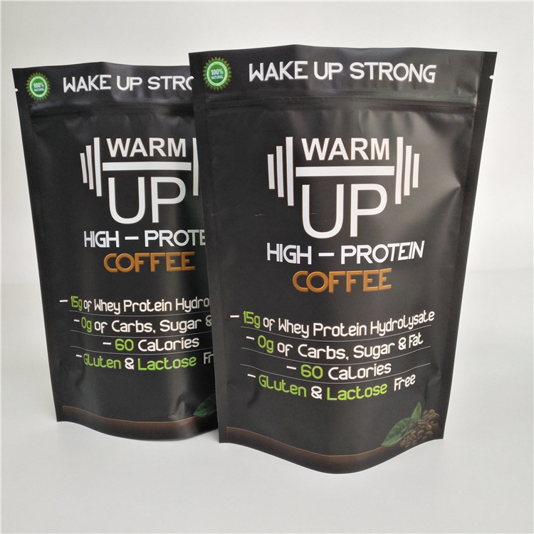 Malotes plásticos de folha de alumínio que empacotam o saco de pó do suplemento à nutrição dos esportes das vitaminas