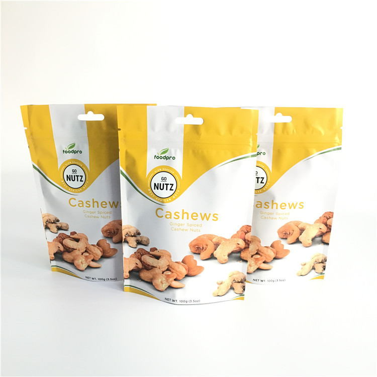 O empacotamento feito sob encomenda dos malotes plásticos da impressão levanta-se o saco do zíper com a uma válvula de desgaseificação da maneira