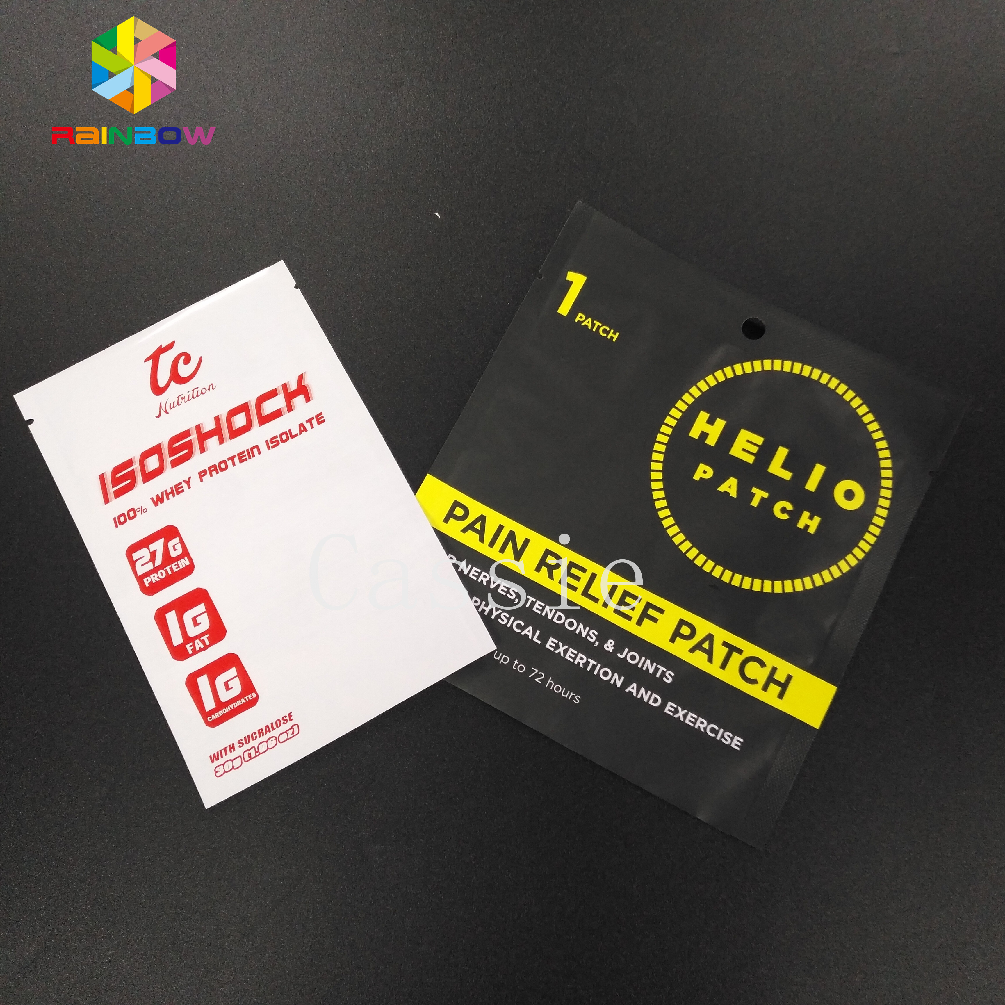 Malotes plásticos matte que empacotam armazenamento da amostra do malote de alumínio plástico de Mylar o mini com zíper