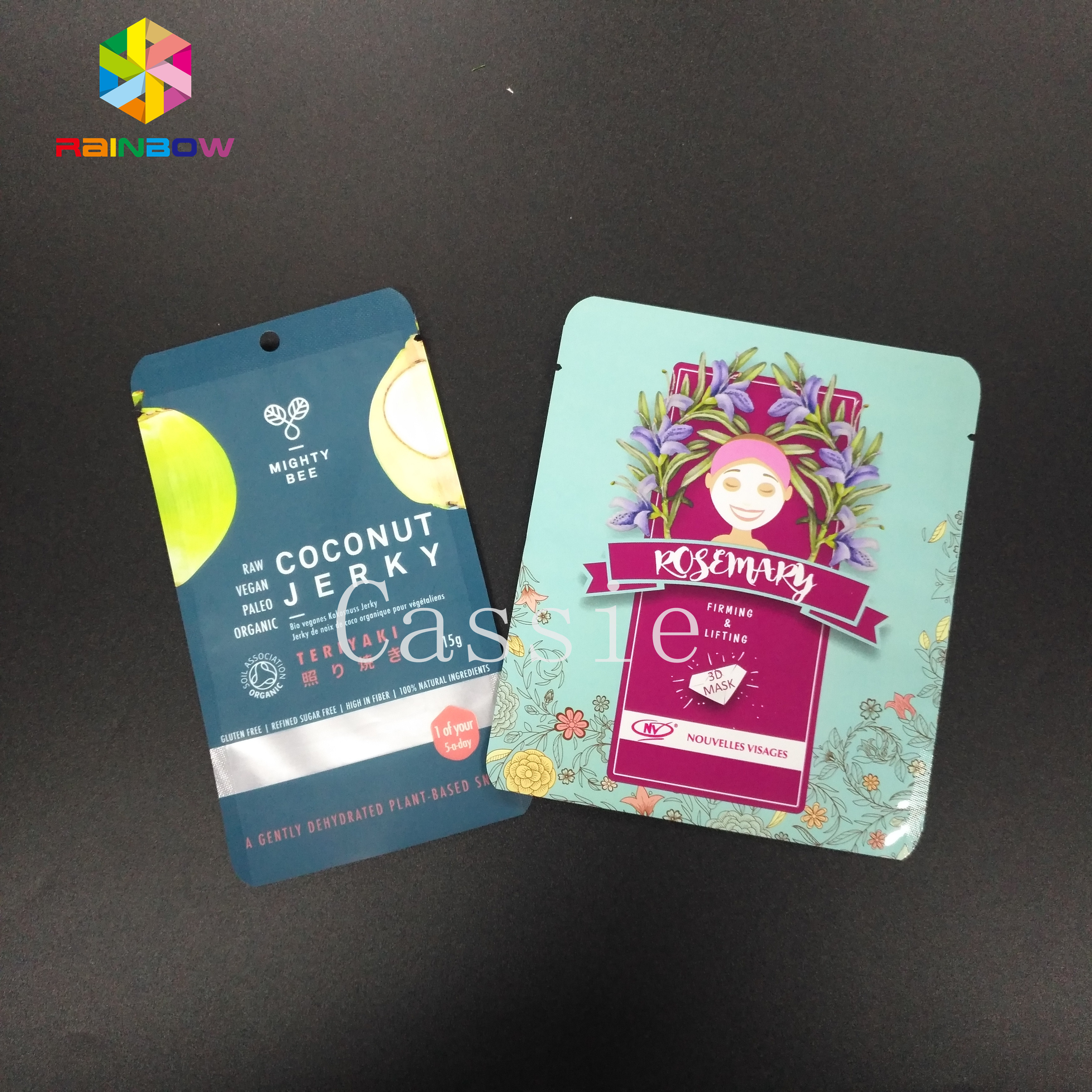 Umidade - malotes plásticos da prova que empacotam o malote Resealable material da folha de alumínio