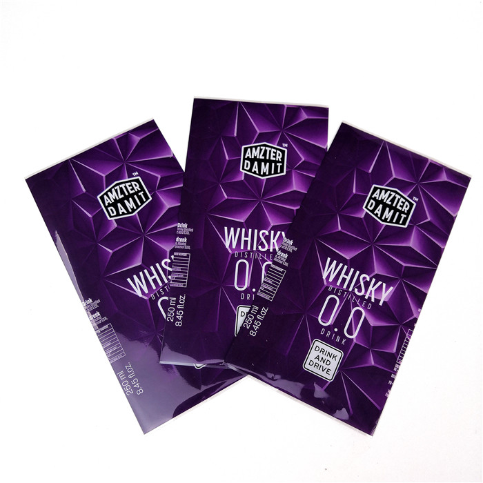 A luva resistente UV do psiquiatra etiqueta colorido impermeável para a etiqueta plástica da garrafa de água