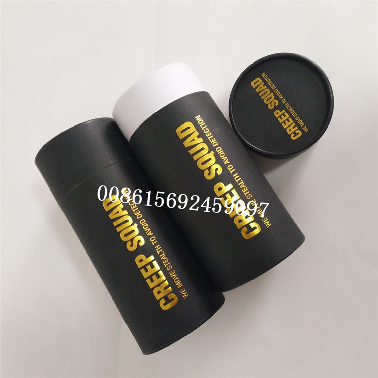 Caixa de papel do cartão biodegradável que empacota o logotipo personalizado com carimbo de ouro