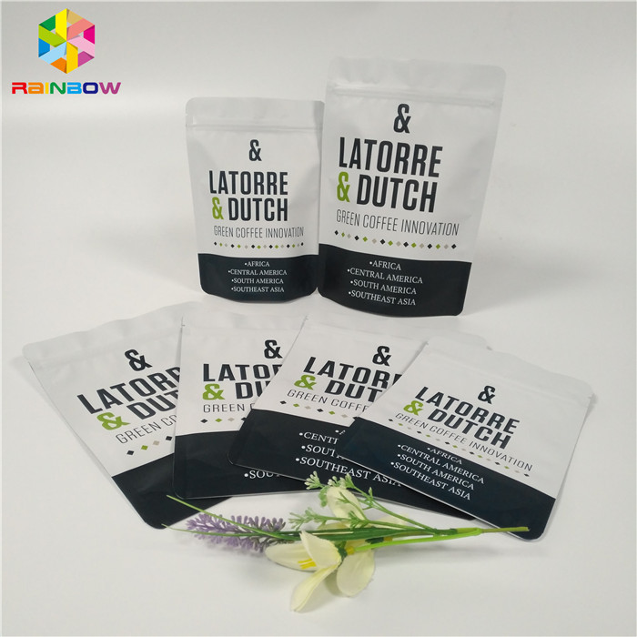 Malote da folha de alumínio que empacota a impressão Reclosable Ziplock do Gravure do saco de café da válvula