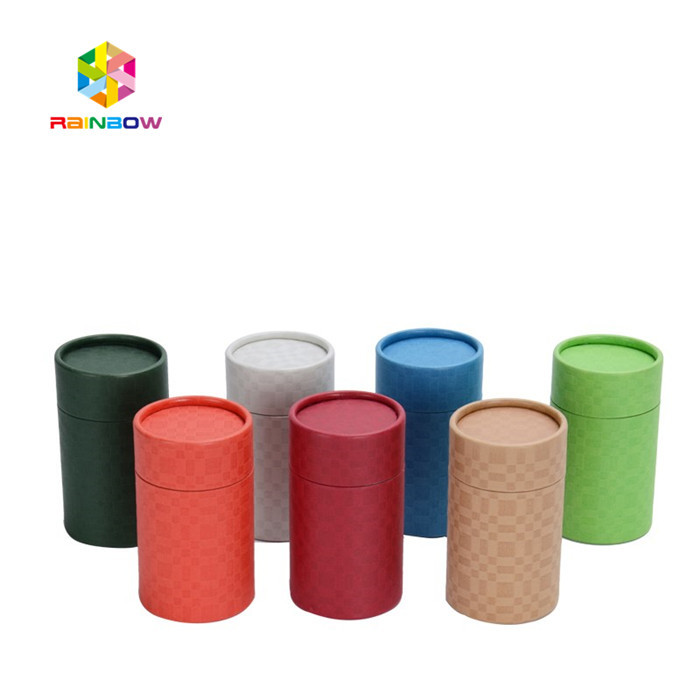 Tubo de empacotamento cosmético do cartão do cilindro da caixa de papel da exposição da caixa dos cuidados com a pele