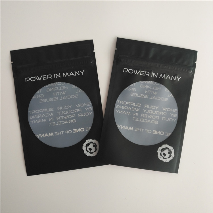 Malotes feitos sob encomenda de empacotamento do bracelete dos brincos do saco do fechamento do fecho de correr do logotipo dos sacos da soldadura térmica lustrosa